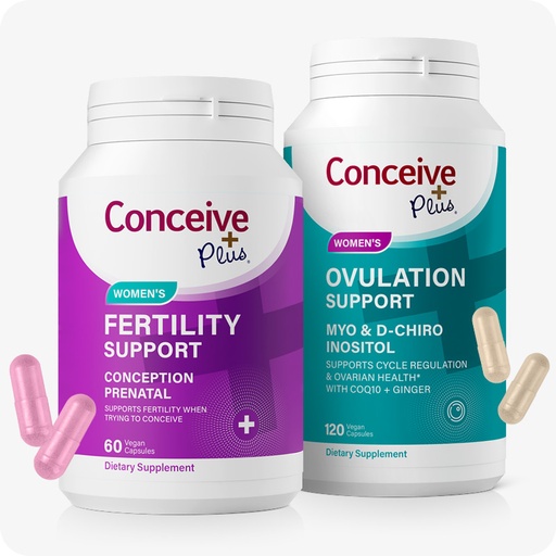 [870700710] Ovulation Bundle - Female Fertility Supplement 60 Pills + Ovulation Support 120 