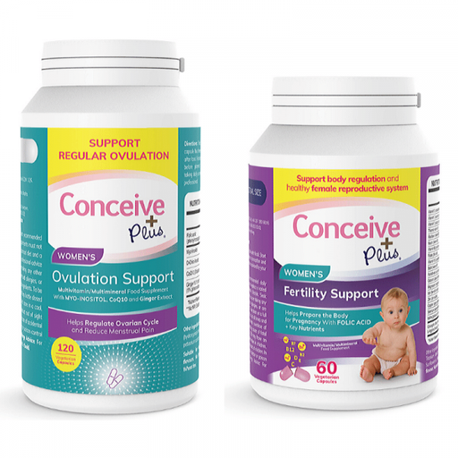 [870700710] Ovulation Bundle - Female Fertility Supplement 60 Pills + Ovulation Support 120 